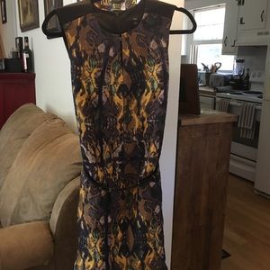 Hugo Boss Multi-Colored Dress with belt